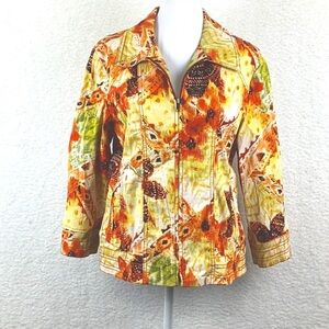 Chicos Women’s Size 1  Lightweight Denim Jacket